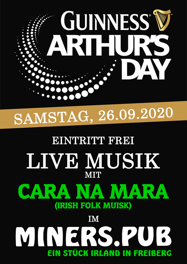 Arthurs Day 2020 Plakat